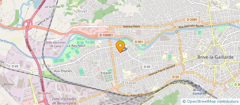 localisation de l'entreprise MUSULMANS DE BRIVE LA GAILLARDE  BRIVE-LA-GAILLARDE