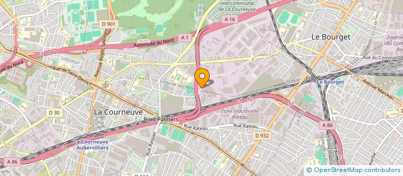 localisation de l'entreprise MUSULMANS DE FRANCE à LA COURNEUVE