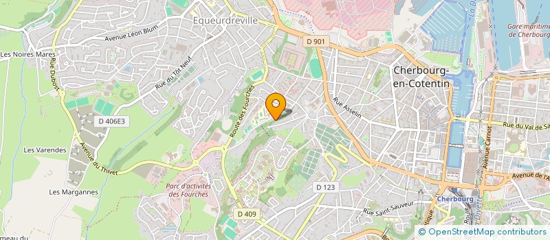 localisation de l'entreprise MUSY C&M  CHERBOURG-EN-COTENTIN