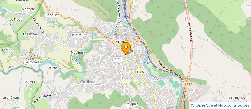localisation de l'entreprise MUT ARIEGE PYRENEES REALIS SANITAIRES.. à FOIX