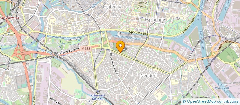 localisation de l'entreprise MUT DECES UNION SYNDIC AUTONOME EST à STRASBOURG