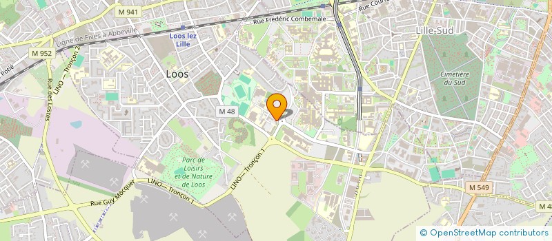 localisation de l'entreprise MUT DEVELOP GESTION OEUVRES SANITAIRES.. à LOOS