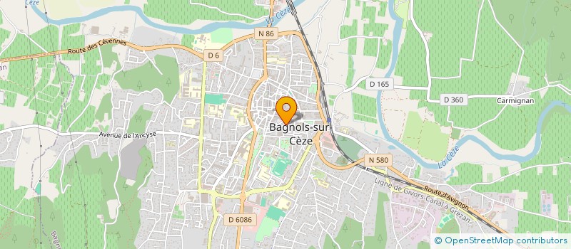 localisation de l'entreprise MUT FAMILIALE BAGNOLS ET REGIO à BAGNOLS-SUR-CEZE