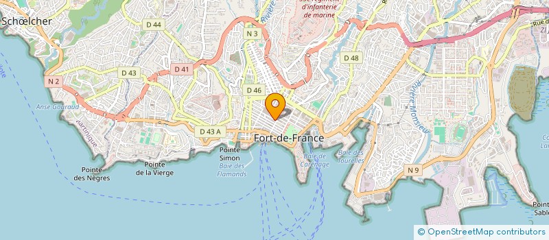 localisation de l'entreprise MUT FONCT OUVR AGENT ETAT SCE MARTINIQUE  FORT-DE-FRANCE