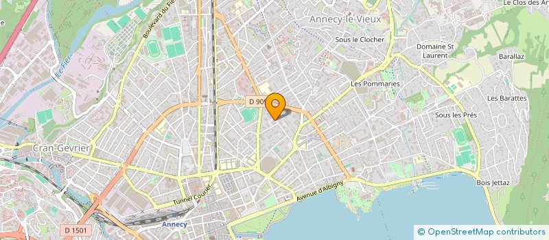 localisation de l'entreprise MUT GENERALE EQUIPEMENT ET TRANSPORTS  ANNECY