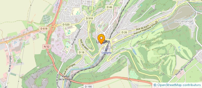 localisation de l'entreprise MUT GENERALE TRAVAILLEURS BASSIN LONGWY à LONGWY