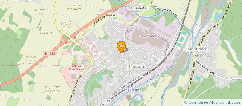 localisation de l'entreprise MUT INTERPROF DE CHANTEREINE EHPAD à THOUROTTE