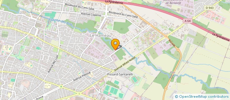 localisation de l'entreprise MUT INTERPROFESSIONNELLE TOTAL FINA ELF à PAU
