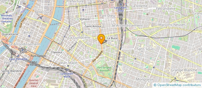 localisation de l'entreprise MUT NAT PERS ORGANISMES SOCIAUX ET SIMIL  LYON