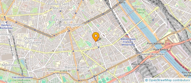 localisation de l'entreprise MUT PERSONNEL ALLOCATIONS FAMILIALES....  PARIS