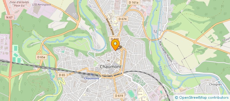 localisation de l'entreprise MUT RETRAITE INSTITS FONCTION EDUC NAT à CHAUMONT