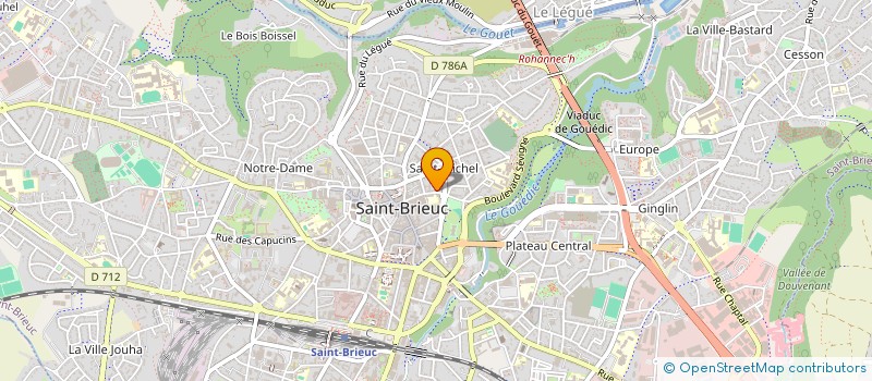 localisation de l'entreprise MUT RETRAITE INSTITS FONCTION EDUC NAT à SAINT-BRIEUC