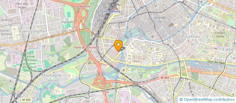 localisation de l'entreprise MUT TERRIT REG D'ALSACE PREFEC COL TER.. à STRASBOURG