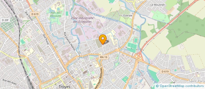 localisation de l'entreprise MUT TRANSPORTS COMMUNS AGGLOM TROYENNE à TROYES