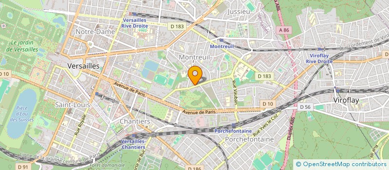 localisation de l'entreprise MUT UNION COMP DES COMP TOUR DE FRANCE.. à VERSAILLES
