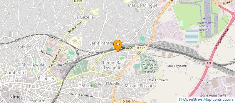localisation de l'entreprise MUT USAGERS CTRE DE SANTE MUTUALISTE... à NIMES