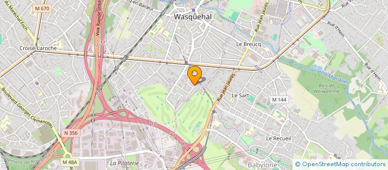 localisation de l'entreprise MUTACORP à WASQUEHAL