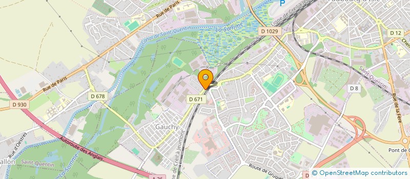 localisation de l'entreprise MUTAG à GAUCHY