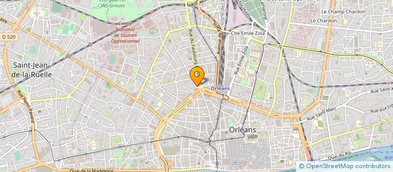localisation de l'entreprise MUTALOGIC à ORLEANS
