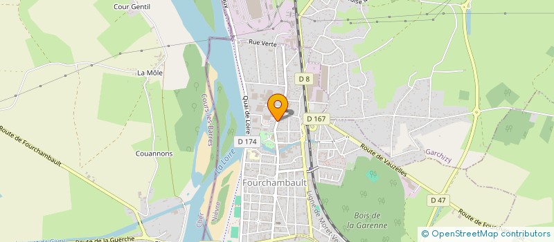 localisation de l'entreprise MUTANCE OPTIQUE 58 à FOURCHAMBAULT