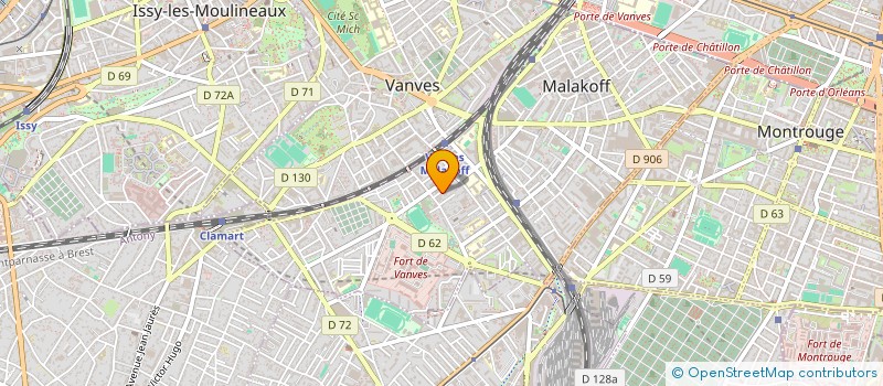 localisation de l'entreprise MUTANDIS à MALAKOFF