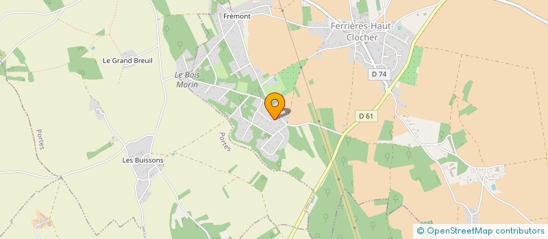 localisation de l'entreprise MUTATIO  FERRIERES-HAUT-CLOCHER