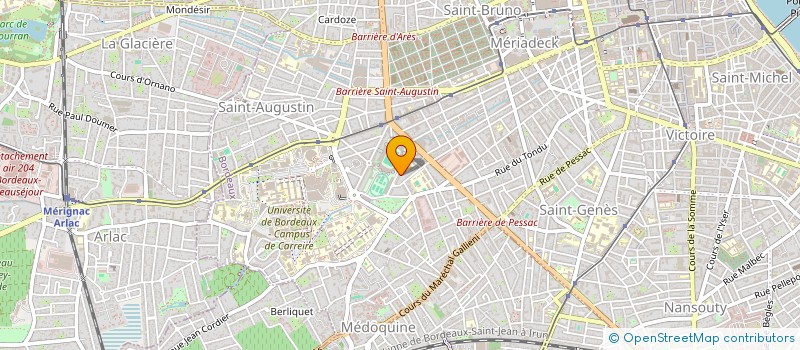 localisation de l'entreprise MUTATIONS INVEST à BORDEAUX