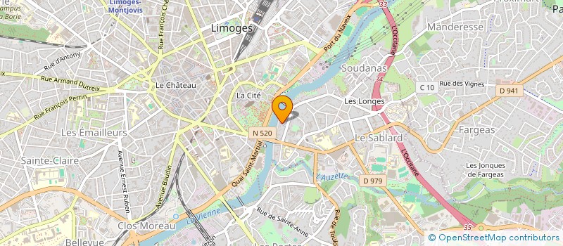 localisation de l'entreprise MUTATIONS NOIRES  LIMOGES