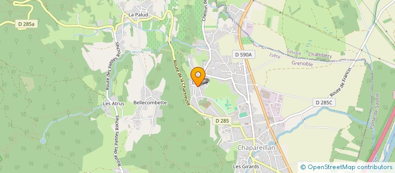 localisation de l'entreprise MUTE  CHAPAREILLAN