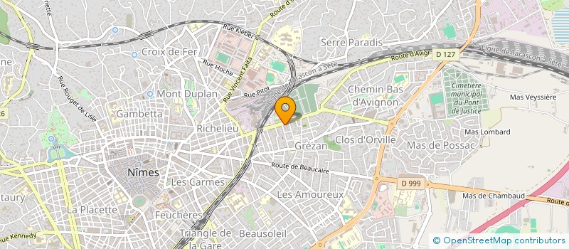 localisation de l'entreprise MUTEO  NIMES