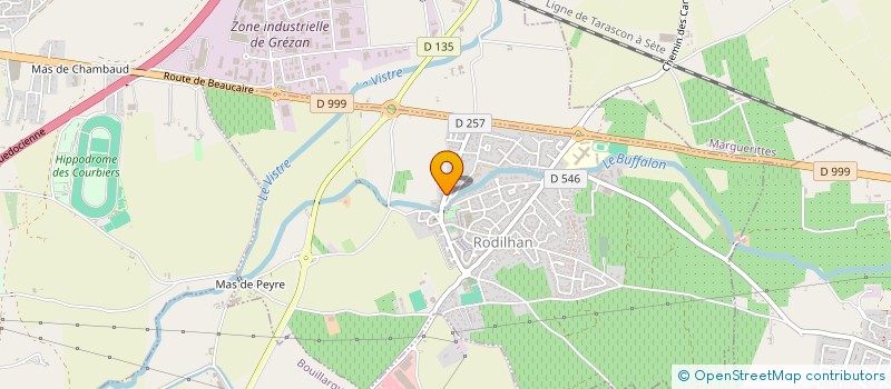 localisation de l'entreprise MUTEO CEVENNES à RODILHAN