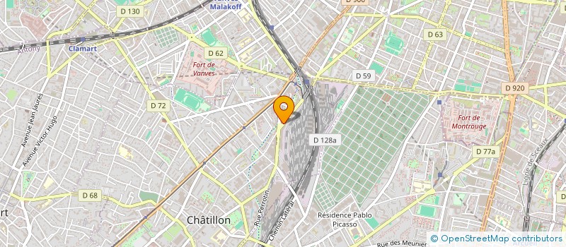 localisation de l'entreprise MUTEX COLLECTIVES à CHATILLON