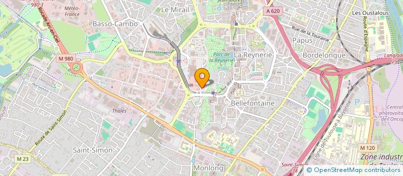 localisation de l'entreprise MUTEX MIDI PYRENEES à TOULOUSE
