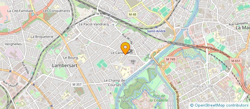 localisation de l'entreprise MUTHEM à LAMBERSART