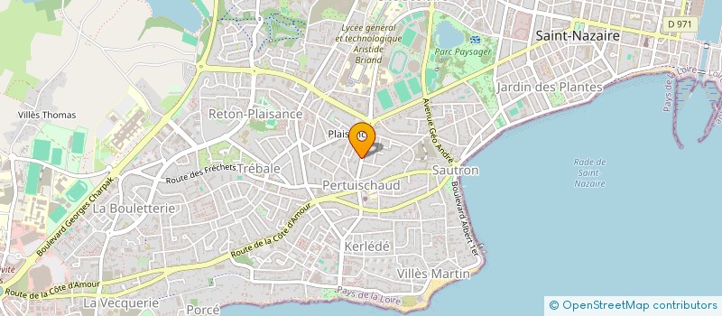 localisation de l'entreprise MUTILES REFORMES A C REUNIS  SAINT-NAZAIRE