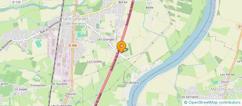 localisation de l'entreprise MUTIN TP  SAINT-GEORGES-DE-RENEINS