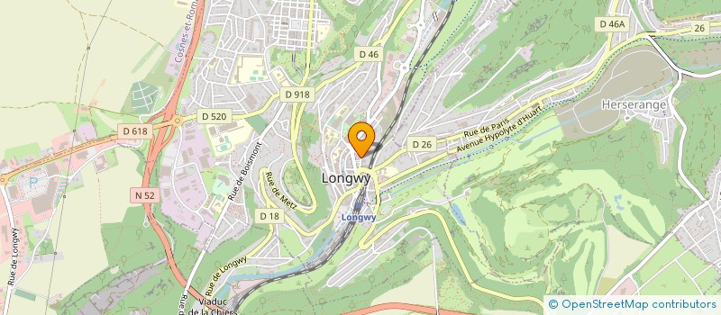 localisation de l'entreprise MUTLOR - LES MUTUELLES DE LORRAINE  LONGWY