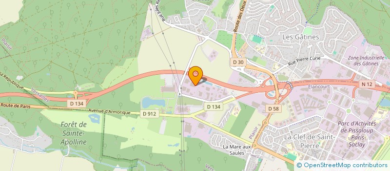 localisation de l'entreprise MUTO à PLAISIR