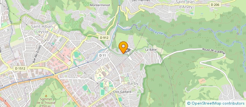 localisation de l'entreprise MUTO  LES DESERTS