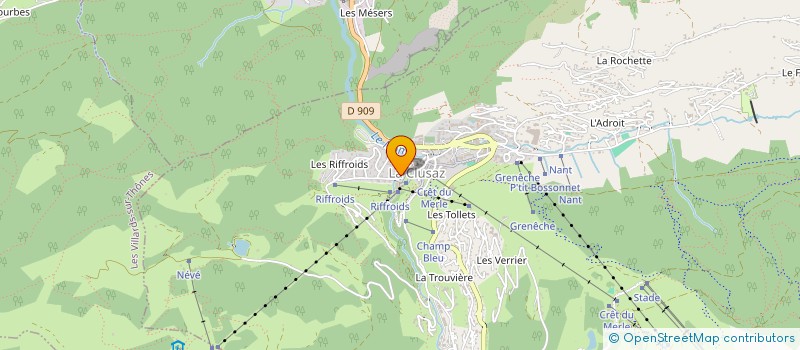 localisation de l'entreprise MUTONIA à LA CLUSAZ
