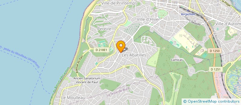 localisation de l'entreprise MUTRIKU  ARCACHON