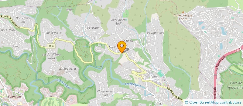 localisation de l'entreprise MUTTI P4TRIMOINE  BIOT