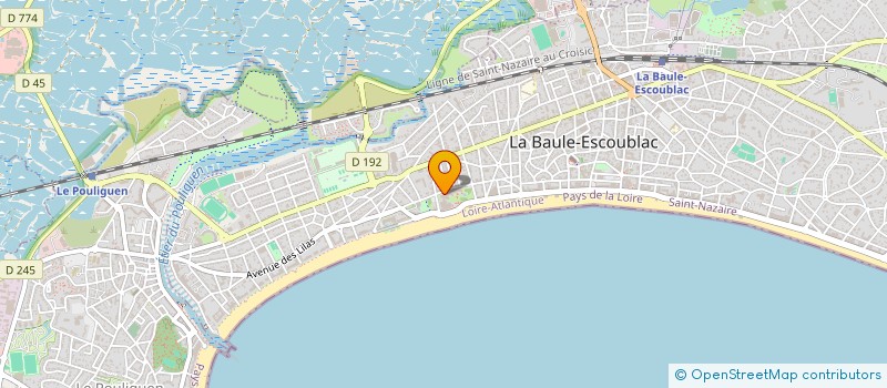 localisation de l'entreprise MUTTY  LA BAULE-ESCOUBLAC