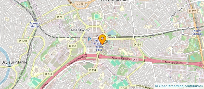localisation de l'entreprise MUTUAIDE SERVICES à NOISY-LE-GRAND