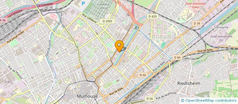 localisation de l'entreprise MUTUAL MUTABLE MATRIX  MULHOUSE