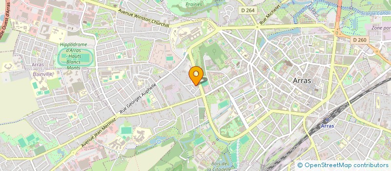 localisation de l'entreprise MUTUALIA ALLIANCE SANTE à ARRAS