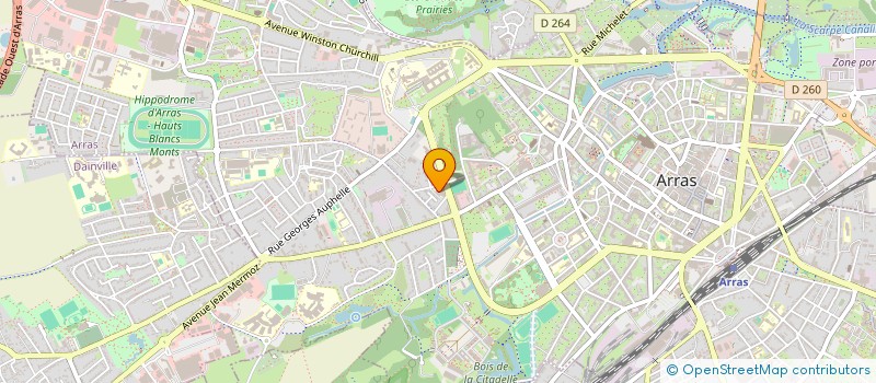 localisation de l'entreprise MUTUALIA NORD DE FRANCE à ARRAS