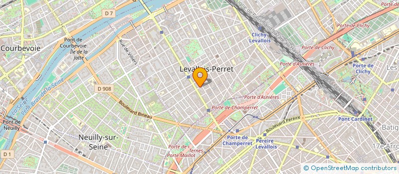 localisation de l'entreprise MUTUALIB à LEVALLOIS-PERRET