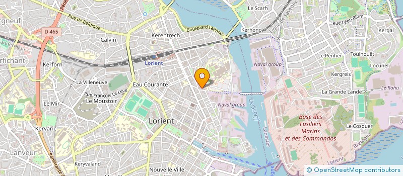 localisation de l'entreprise MUTUALITE BRETAGNE TRAVAIL ADAPTE  LORIENT