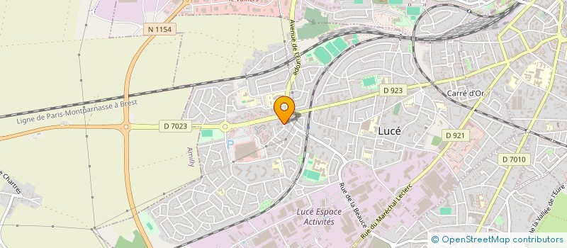 localisation de l'entreprise MUTUALITE D EURE ET LOIR SANTE à LUCE